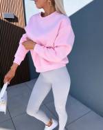 Rožinis Soft Cotton Sweatshirt