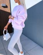 Pink Soft Cotton Sweatshirt