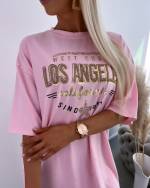 Tumši Pelēks T-kreklu Kleita Los Angeles